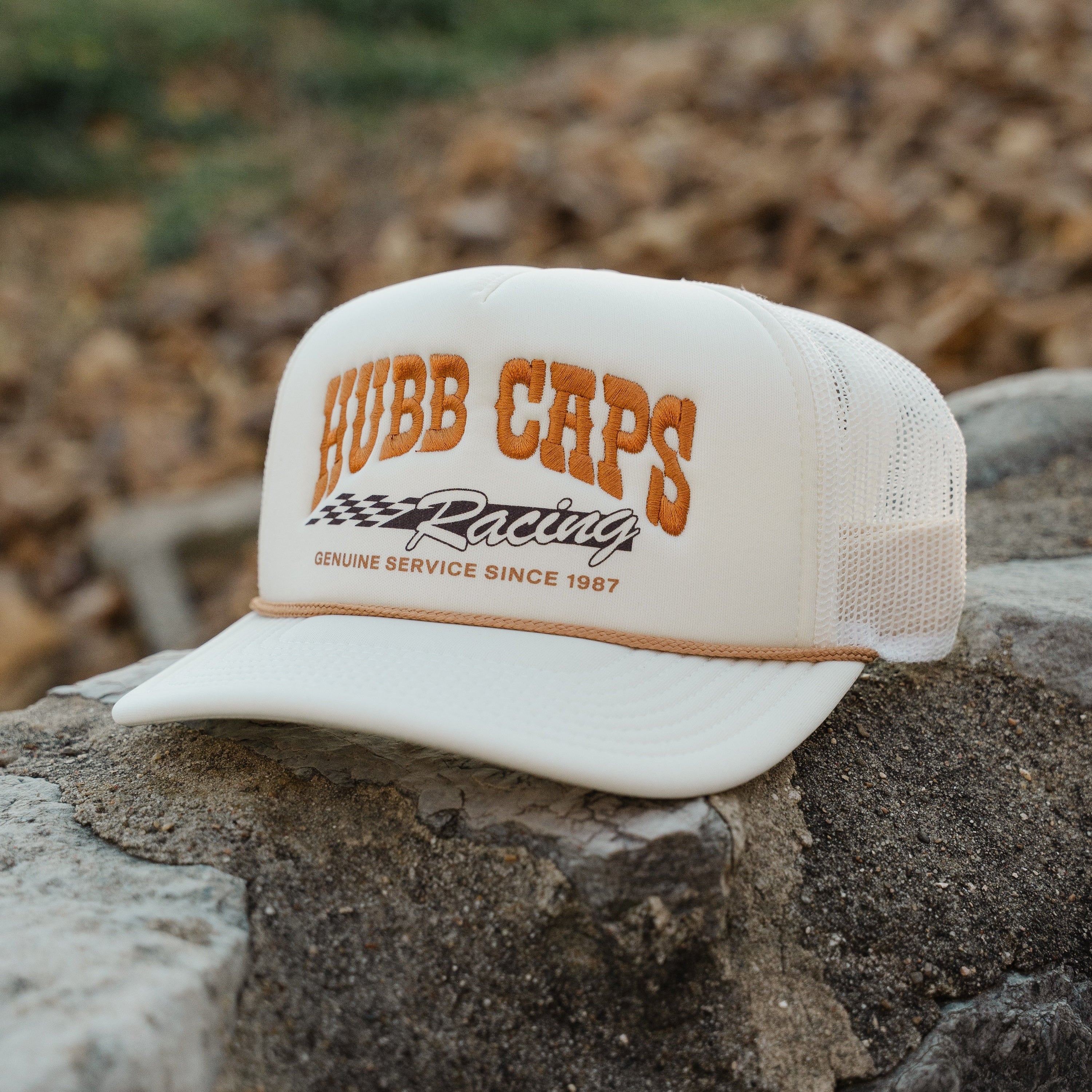 Racing Cream Foam Trucker