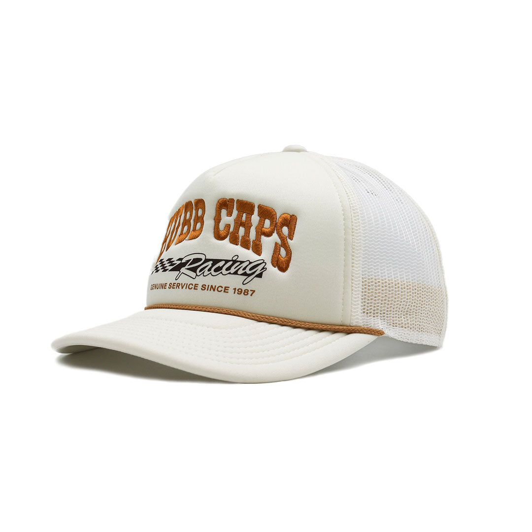 Racing Cream Foam Trucker